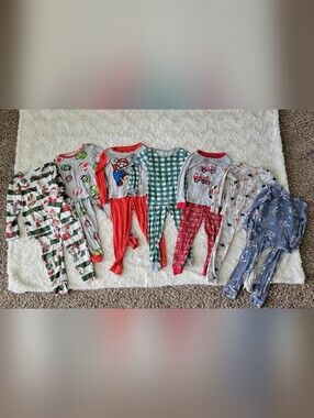 14 Piece Bundle Boy Pajama Sets Sizes 4T-6